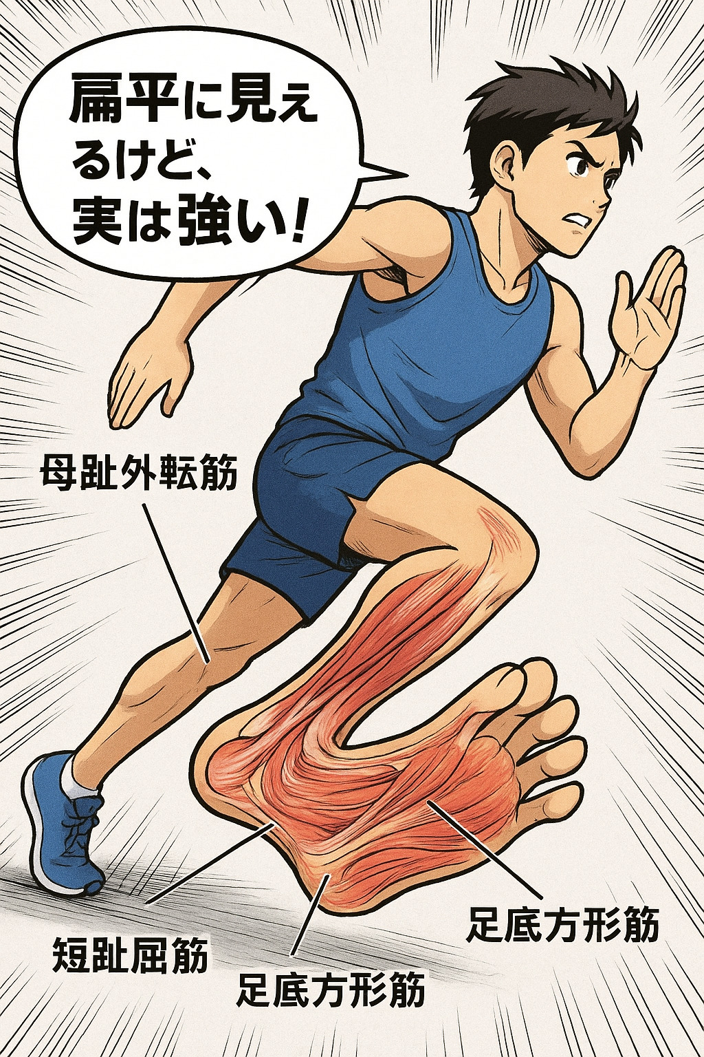 アスリートの足部内在筋